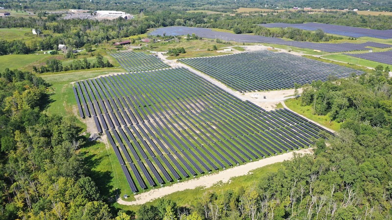 solar and greenery