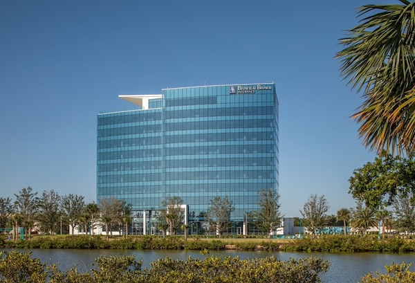 aqua glass building
