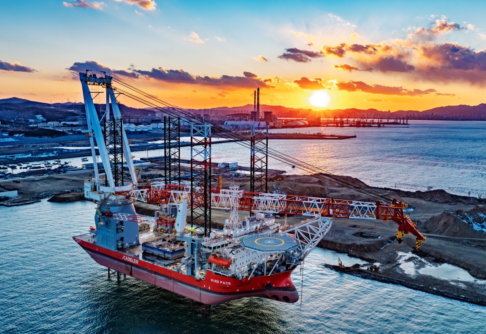 sunrise ship