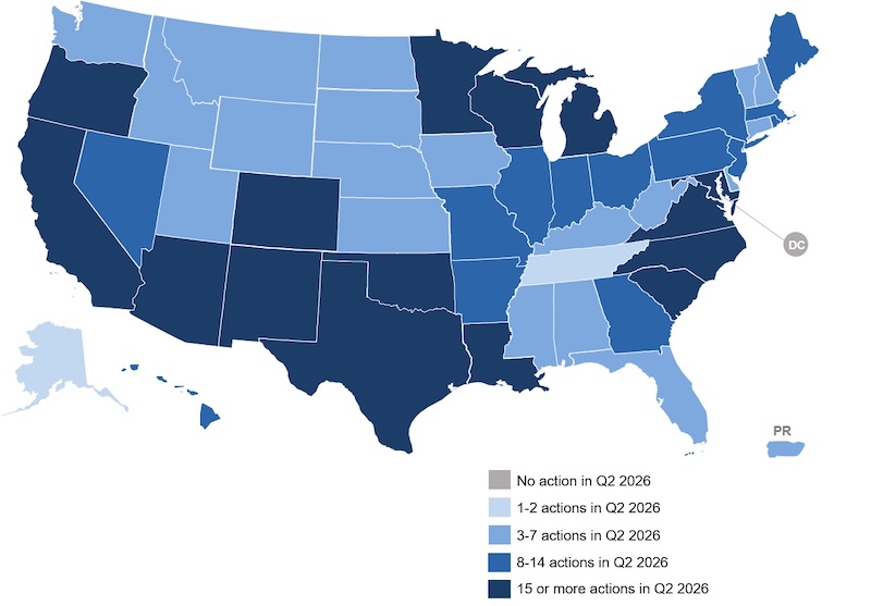 shades of blue USA map