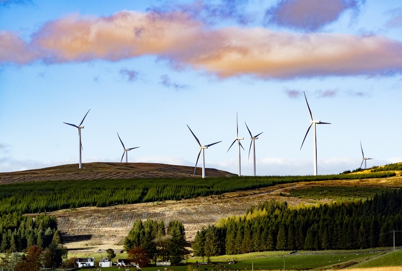 wind turbines