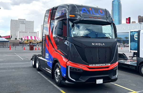 Nikola and AiLO Logistics Announce Order for 100 Hydrogen Fuel Cell Electric Trucks