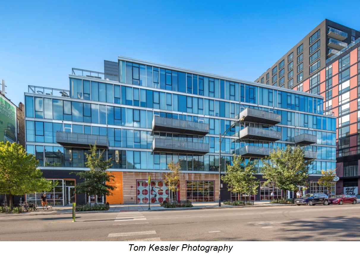 Centrum Wicker Park Apartments in Chicago Showcase Crispness and Clarity of Solarban R67 Glass by Vitro