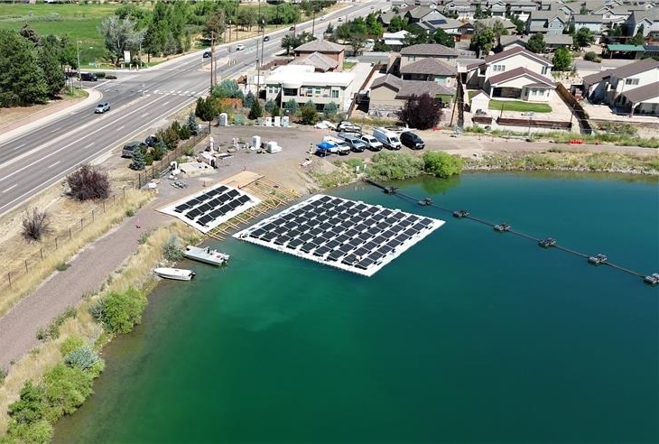Noria Energy Builds Colorado Floating Solar Project with New Tracking Technology