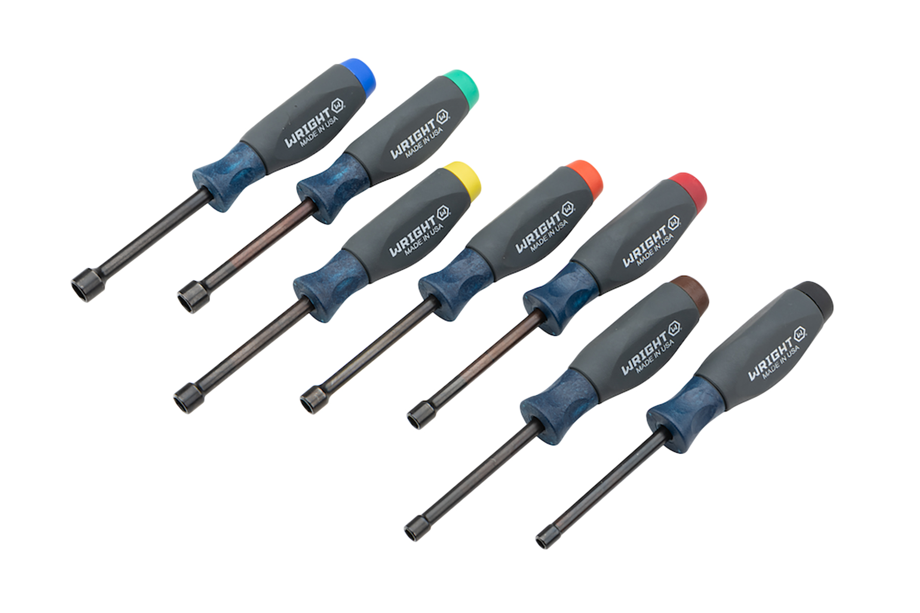 Strong and durable cushioned-grip nut drivers