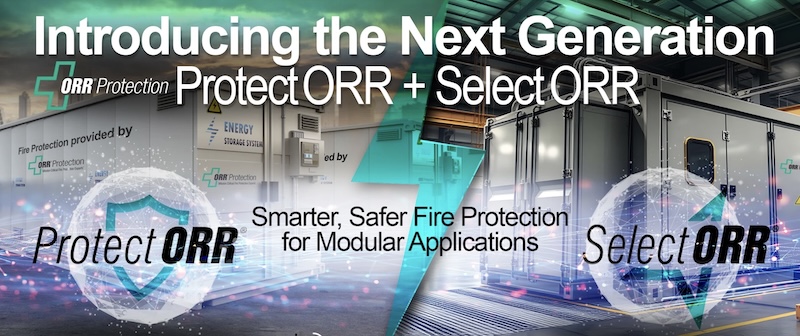 ORR Protection Revolutionizes Fire Protection for Containerized Energy Solutions with SelectORR and ProtectORR at RE+ 2025