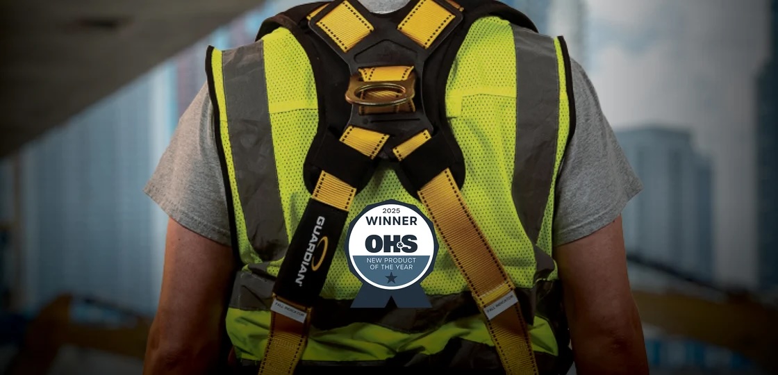 Guardian's Seraph Harness Wins the Occupational Health & Safety Magazine 2025  New Product of the Year Award