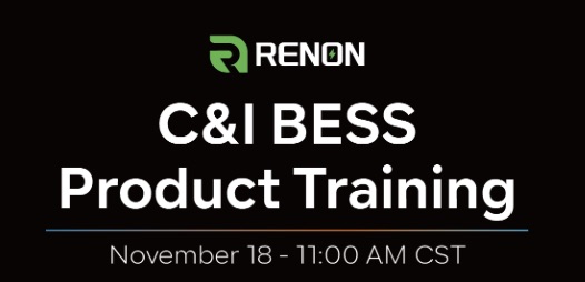 Free Training: Renon Power’s C&I Webinar Nov. 18