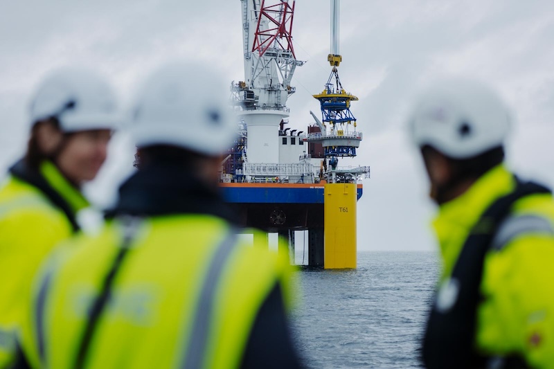 Foundation Installation Works Completed at Denmark’s Largest Offshore Wind Farm