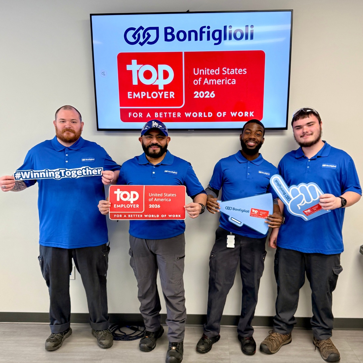 Bonfiglioli Recognized as a Top Employer 2026 Across Italy, the United States, and Key Global Regions