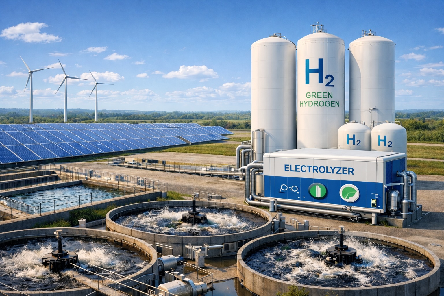 Modern-Day Alchemy: Wastewater to green hydrogen 