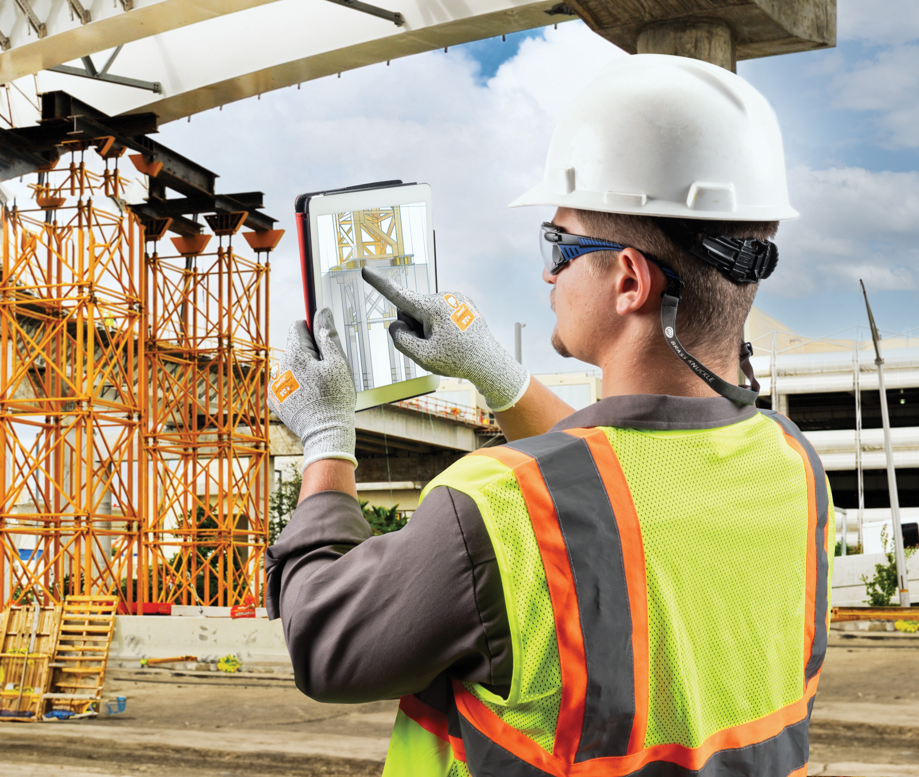 Touch screen compatibility and rugged protection, dexterity, and grip