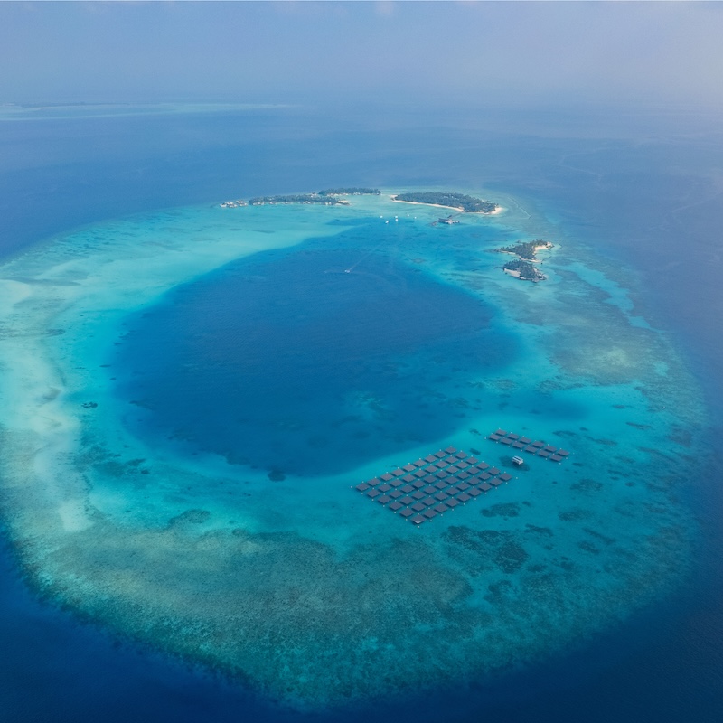 Swimsol's SolarSea: Maldives' Largest Floating Solar Array at Sea Saves One Island USD 1.5 Million Per Year