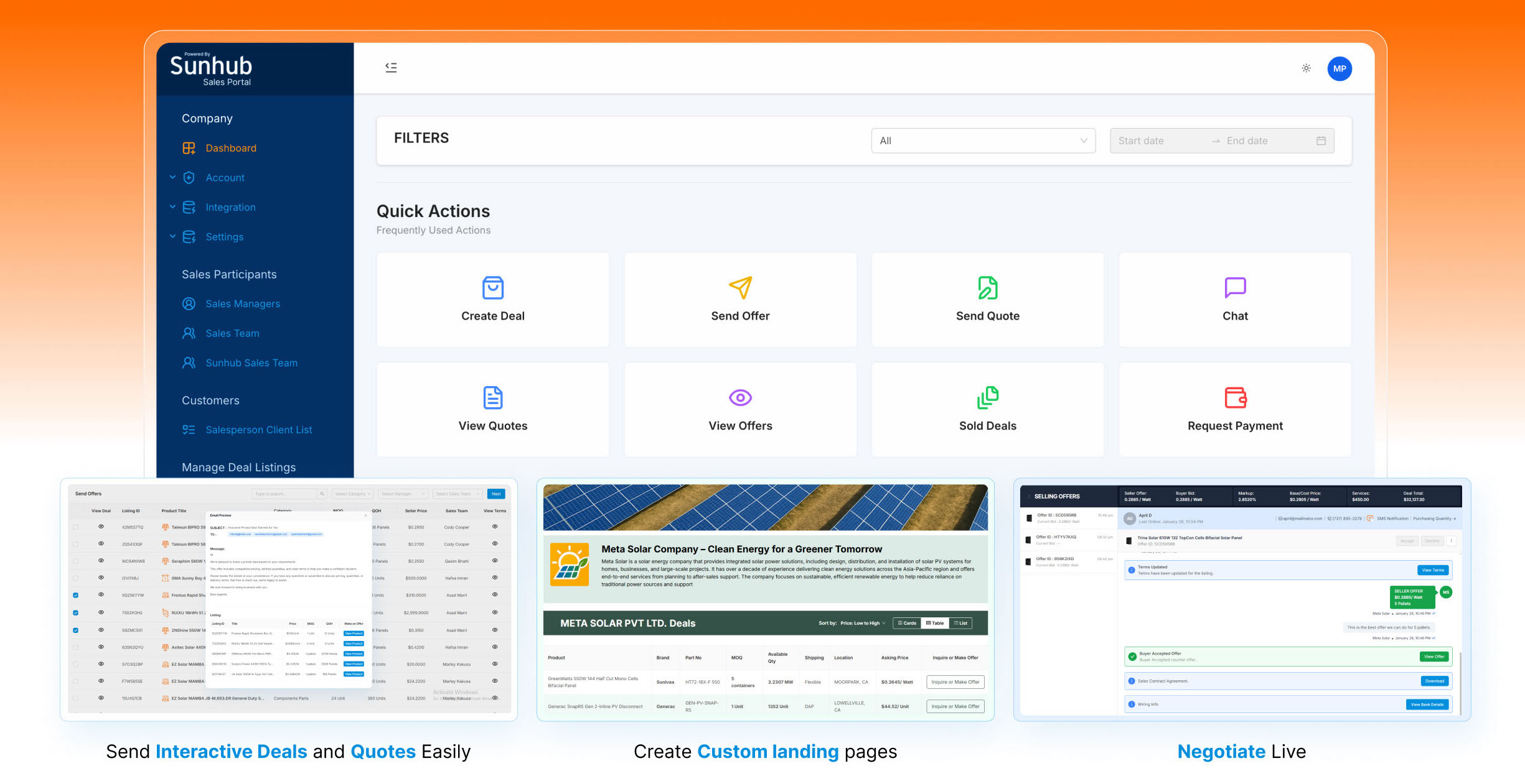 Online sales system 