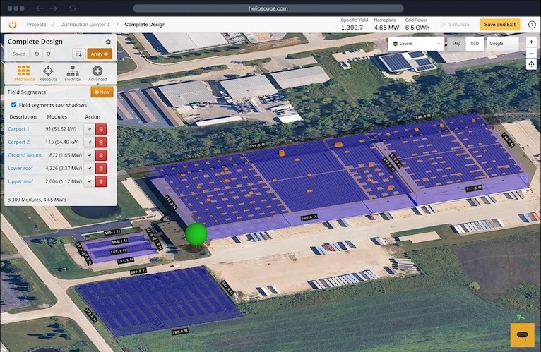 Aurora Solar Adds Integrated Storage Modeling to HelioScope, Uniting Commercial Solar Design, Storage, and Financial Analysis in One Solution