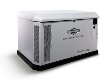 Advanced generator with front-facing exhaust