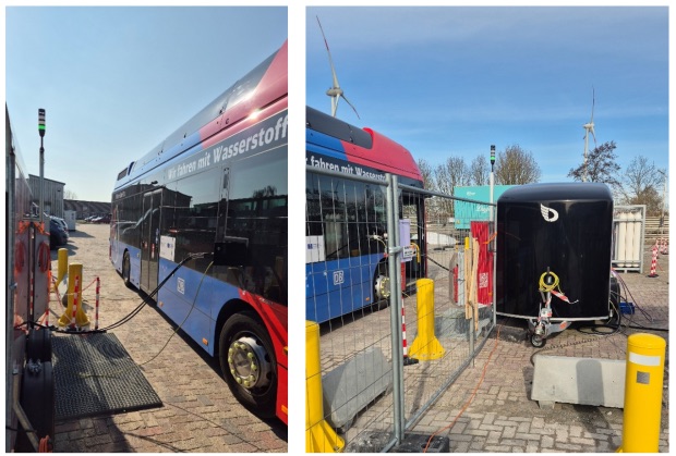 A Mobile Green Hydrogen Refueling Station Enables the Immediate Deployment of a Hydrogen Bus Fleet in Northern Germany