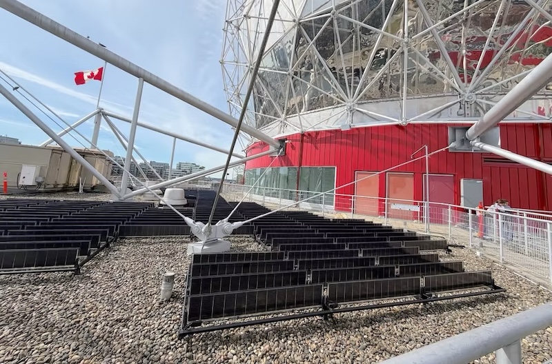 Science World Vancouver Sets New Standard with Vertical Solar Innovation